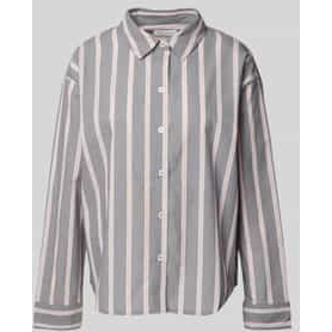 Relaxed fit loungeshirt van puur katoen-popeline
