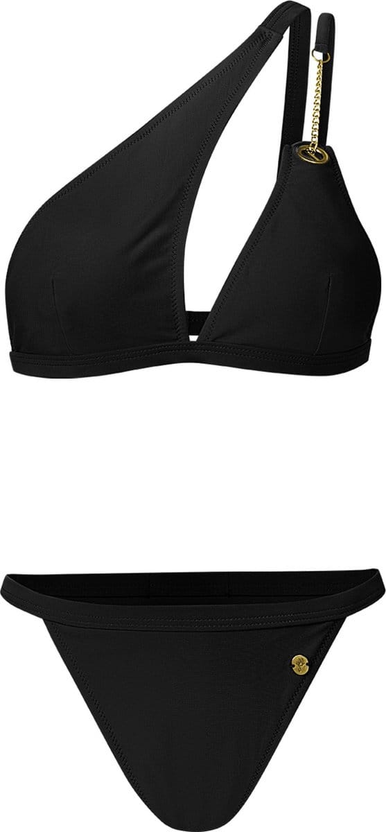 Bikini one shoulder - zwart M