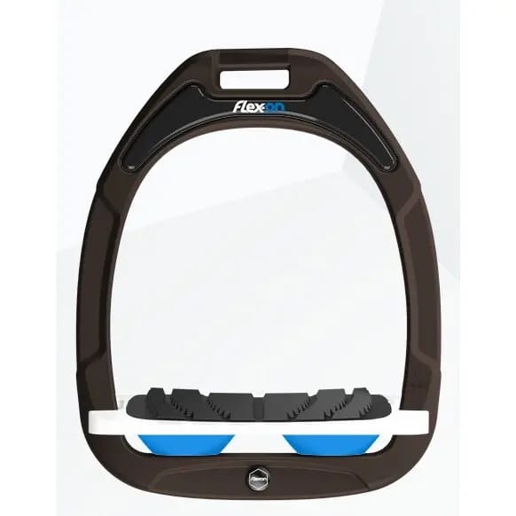Verfijnde Grip Beugels Bruin/Wit/Blauw Flex-On Green Composite