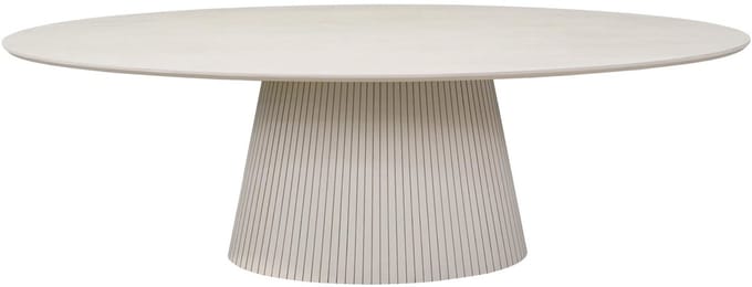 StarFurn Eettafel Solana Zand Mangohout Ovaal 240cm