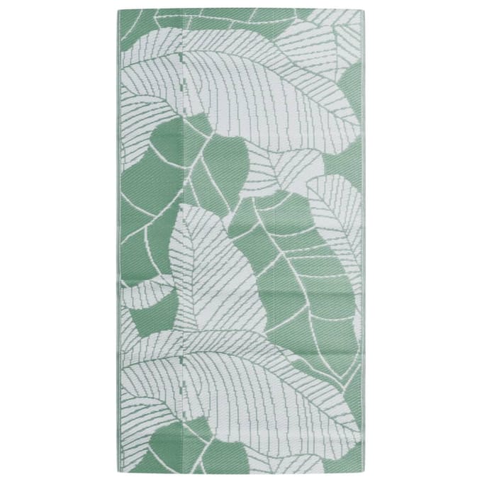 vidaXL Buitenkleed ARAKIL 80x150 cm polypropeen groen