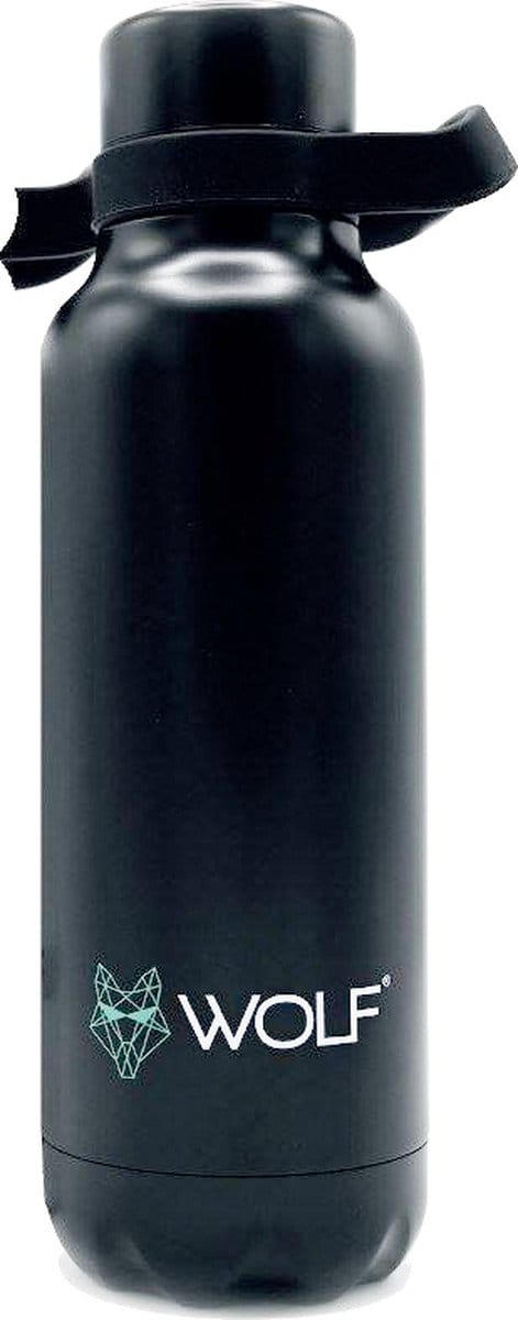 Wolf Flask 750ml Black Thermosfles - Thermoskan