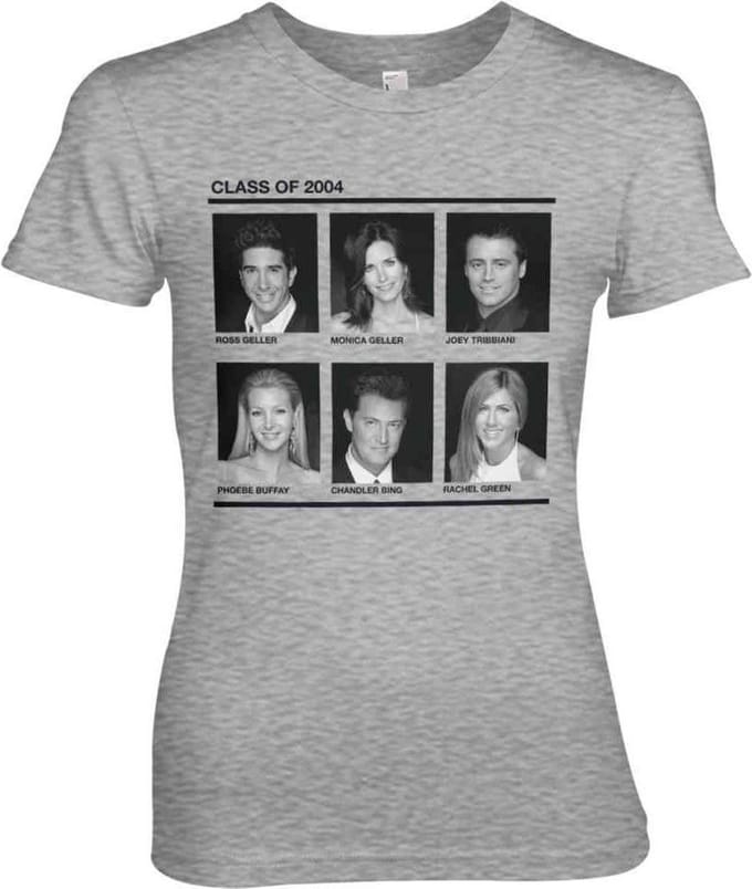 Friends Dames Tshirt -S- Class Of 2004 Grijs