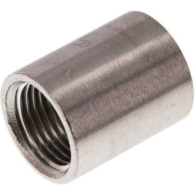 Rp 1/2'' RVS Ronde Sok 16 Bar [2 Stuks]