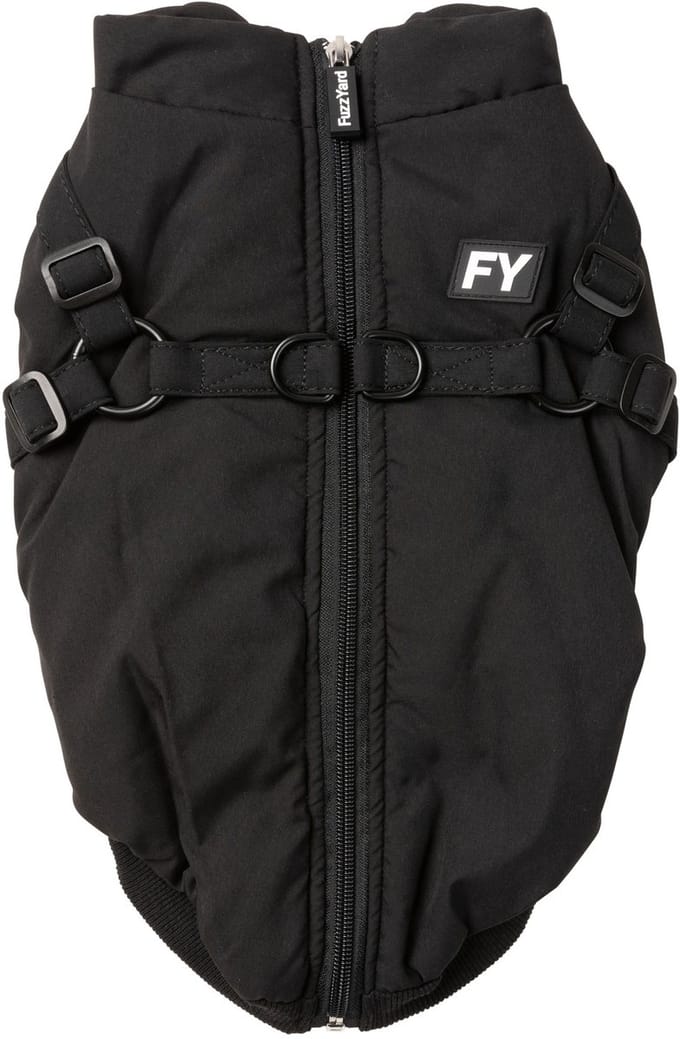Fuzzyard Hondenjas Flash - Hondenkleding - Zwart Size 5