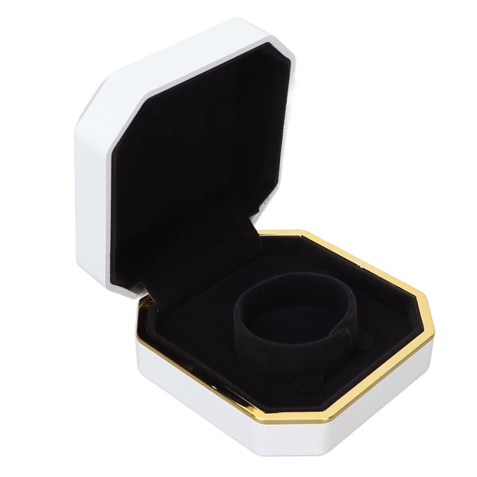 Exquise Armband Geschenkdoos Draagbare Sieraden Opberg Display Case met Licht voor Huwelijk
