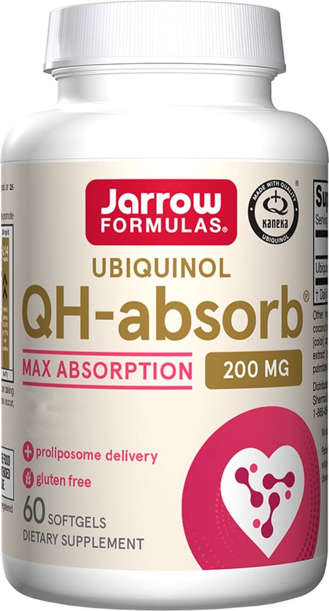 Ubiquinol QH-Absorb 200 mg (60 softgels) - Jarrow Formulas