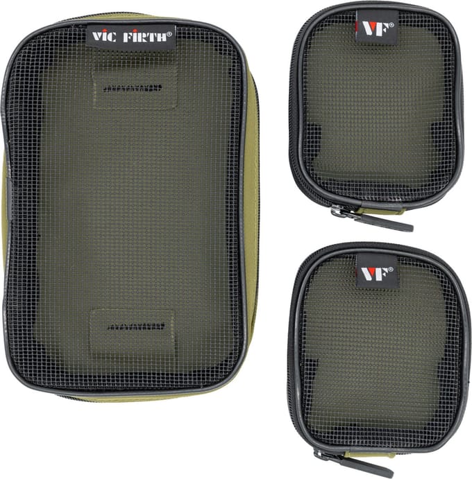 VIC FIRTH Bag, Accessory Pouch Set, 3 pcs - 3-delig etui set voor drums