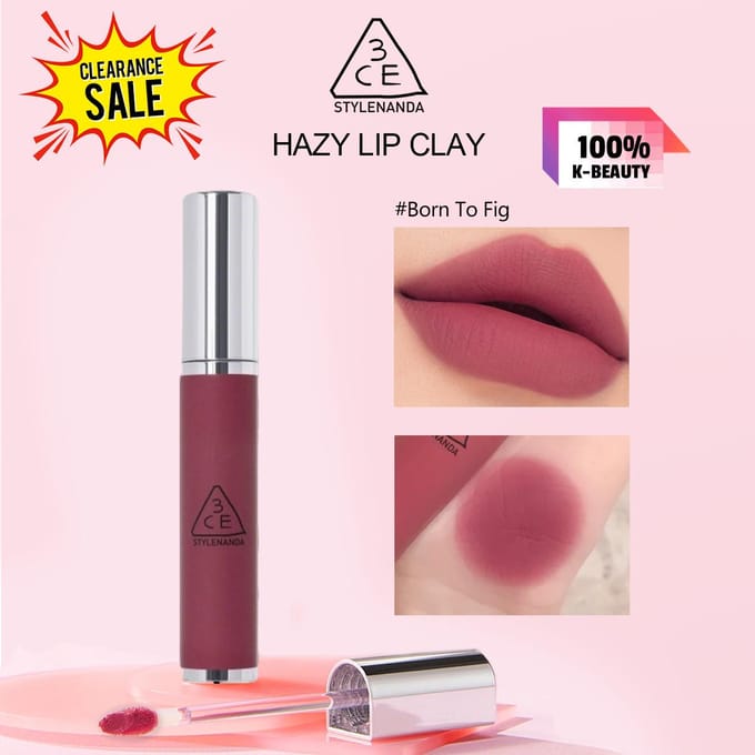 3CE HAZY LIP, Velvet Blur Lip 4g/0.141oz