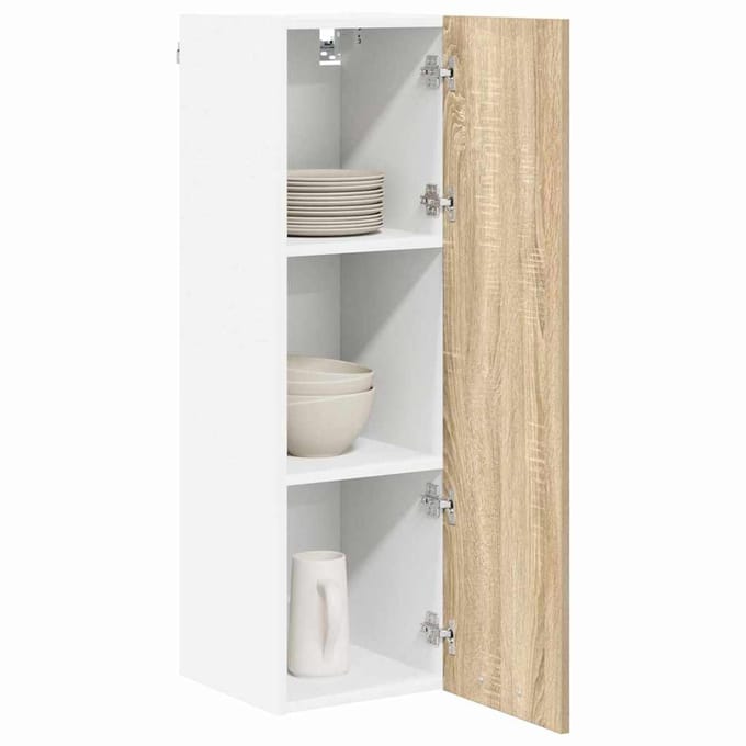 vidaXL - Hangkast - Sonoma - Eik - 30 - x - 31 - x - 100 - cm - Bewerkt - hout