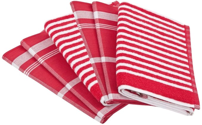 Ross Sonstiges 4 X theedoek- 2 X keukenhanddoek - in set 6 pack Exclusiv