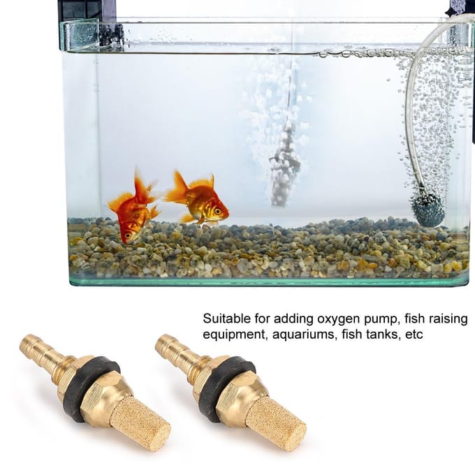 5 stuks zandsteen goud aquarium zuurstofverhogende pomp beluchting luchtsteen aquariums bubbelstenen beige