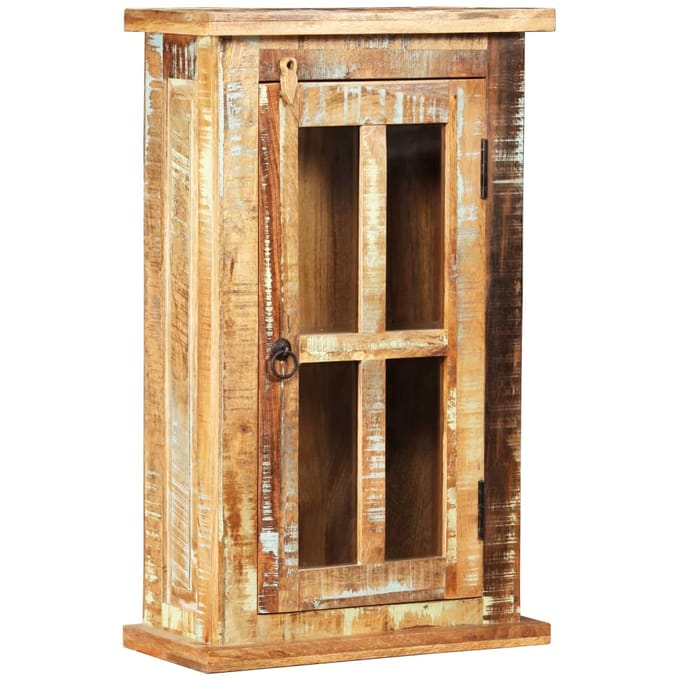 vidaXL - Wandkast - 44x21x72 - cm - massief - gerecycled - hout