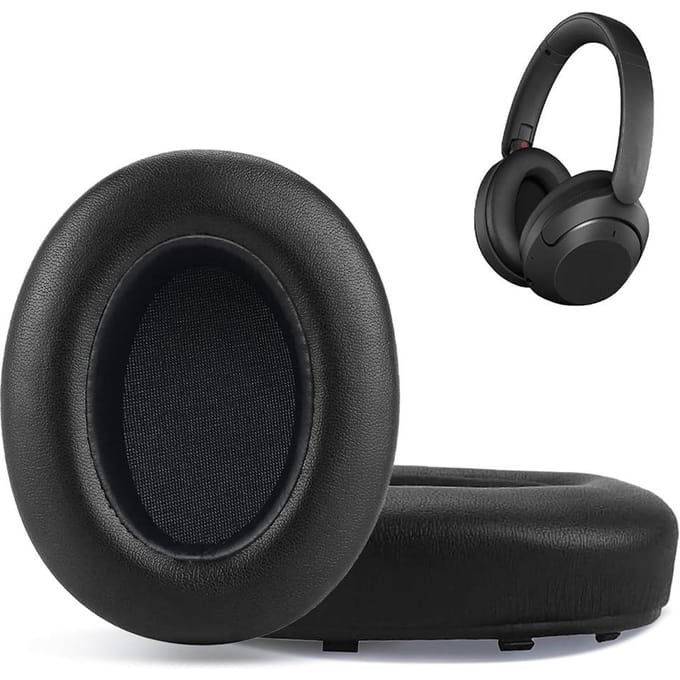 Coussinets d'oreille pour écouteurs Sony WH-XB910N, pièces de réparation pour coques d'oreille black