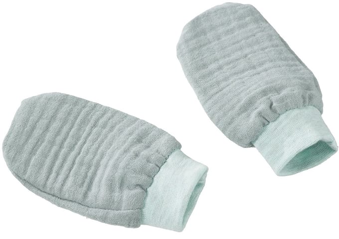 Cottonbaby krabwantjes - soft oudgroen - newborn