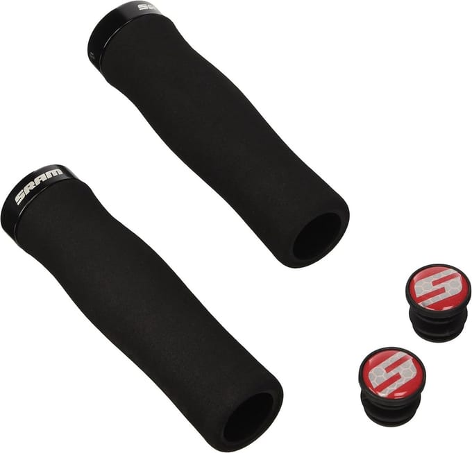 MTB Greep Lockring Foam Contour - Zwart - Ergonomisch en Optimale Grip