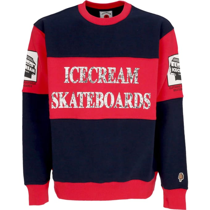Lichtgewicht Crewneck Man World Tour Crewneck Navy/rood