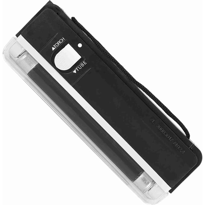 DL-01 Draagbare Batterijgevoede Ultraviolet Licht Biljetcontroleur Tester Handheld Gelddetector gray
