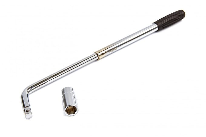 1/2" Uitschuifbaar Wringijzer inclusief 17 en 19 mm Dopsleutel