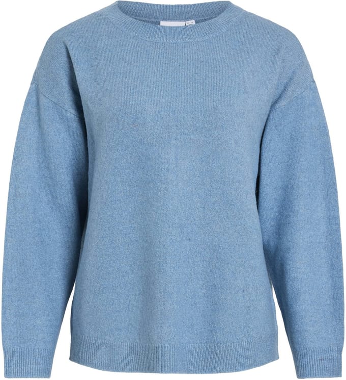 VILA - VILIGA L/S O-NECK KNIT TOP - NOOS - Dames - Gebreide truien