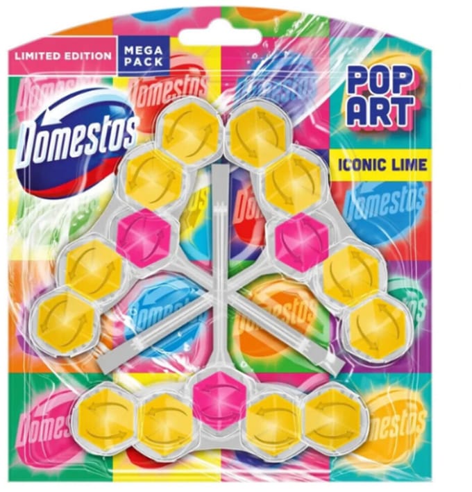 Domestos Toiletverfrisser Iconic Lime - 3 Pack