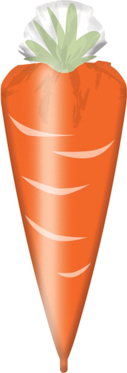 Amscan Folieballon Wortel 111 x 35cm, ongevuld