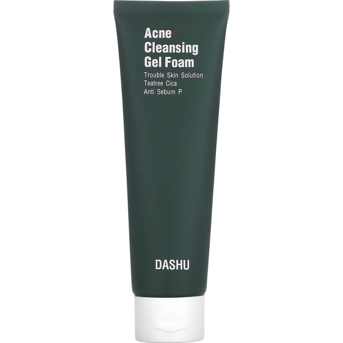Dashu, Gel moussant nettoyant anti-acné, 120 ml (4,05 onces liquides) gray
