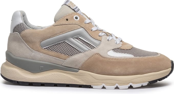 Floris Van Bommel Sfm-10154 De Treener Sneakers - Leer - Heren - Beige - Maat 43⅓