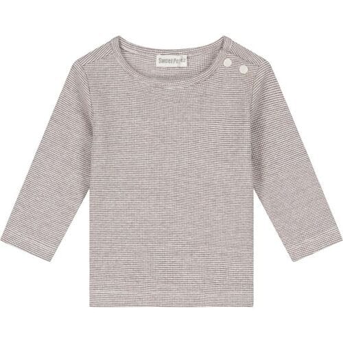 Sweet Petit baby shirt Mees Dark Mud Brown 68 unisex