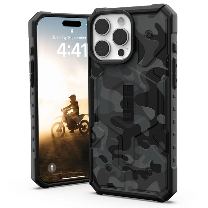 MagSafe-hoes voor Apple iPhone 16 Pro Max, Urban Armor Gear, Pathfinder SE Midnight Camo, Camouflage