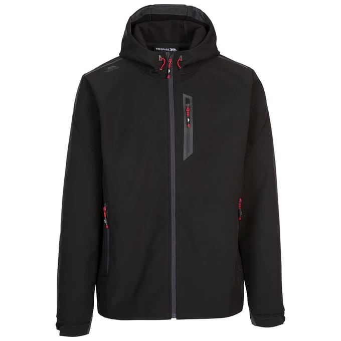 Trespass-jas Marlon B - Softshell-jas voor heren Tp75 Zwart