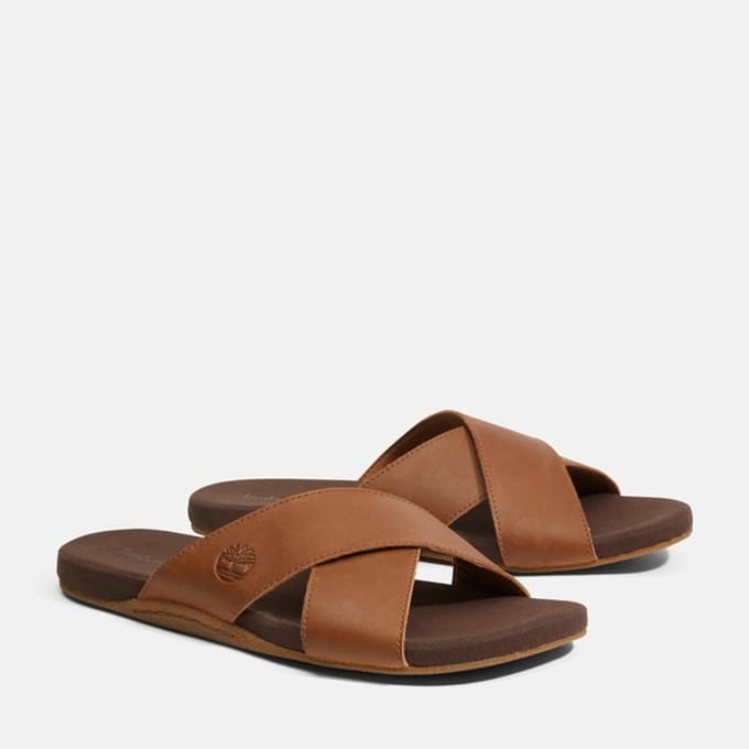 Timberland Seaton Bay SLIDE SANDAL SADDLE Heren Sandalen - SADDLE - Maat 41.5