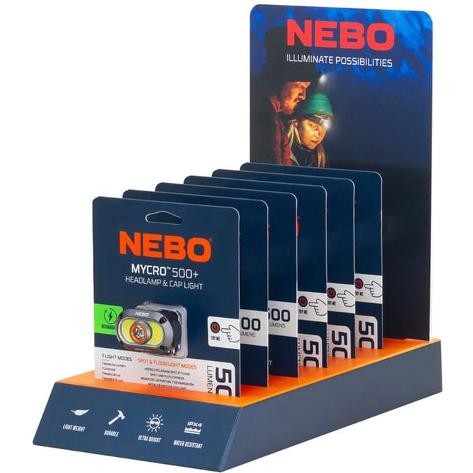 Nebo mycro 500+ display