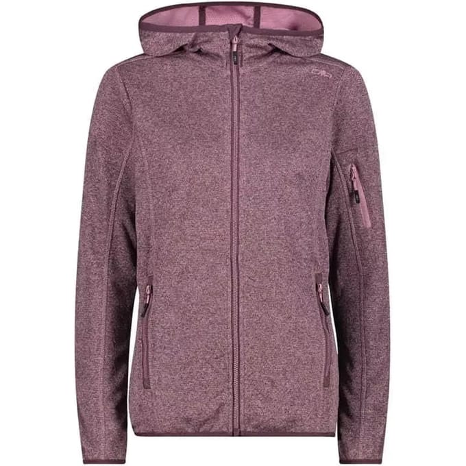 Dames fleece met capuchon CMP