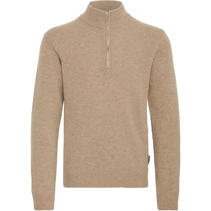 Halflange wolachtige trui met rits Casual Friday Karl