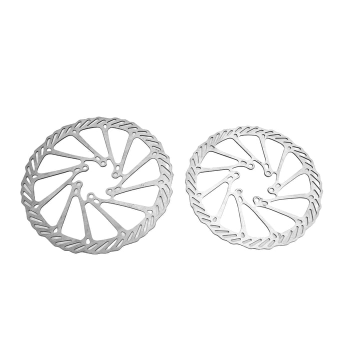 Scooter Remschijf Set 160mm en 180mm Staal 6 Gaten Scooter Wiel Remschijf Vervanging white
