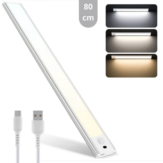 EasyFix LED Keuken kastverlichting met zwaai sensor - Oplaadbaar & Draadloos - 80 cm