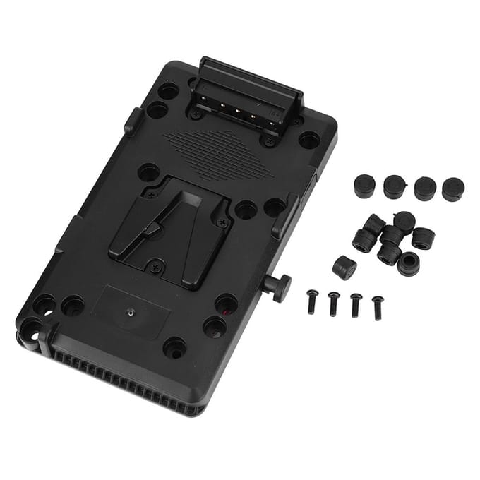 Adaptateur de plaque de batterie pour caméra caméscope Sony à monture V black