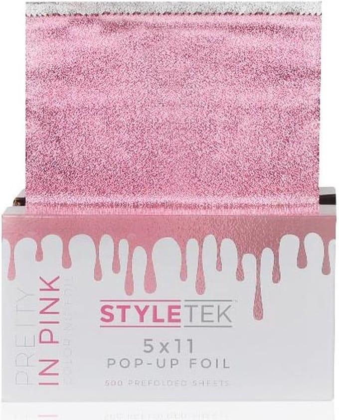 Styletek - Voorgevouwen 5x11 Roze Pop Up Folie - 500st