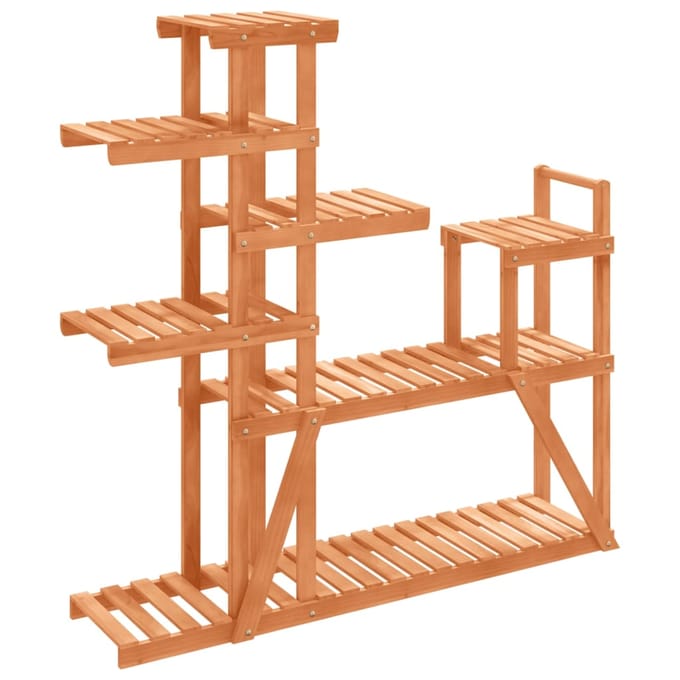 vidaXL - Plantenstandaard - 110x25x111 - cm - massief - vurenhout
