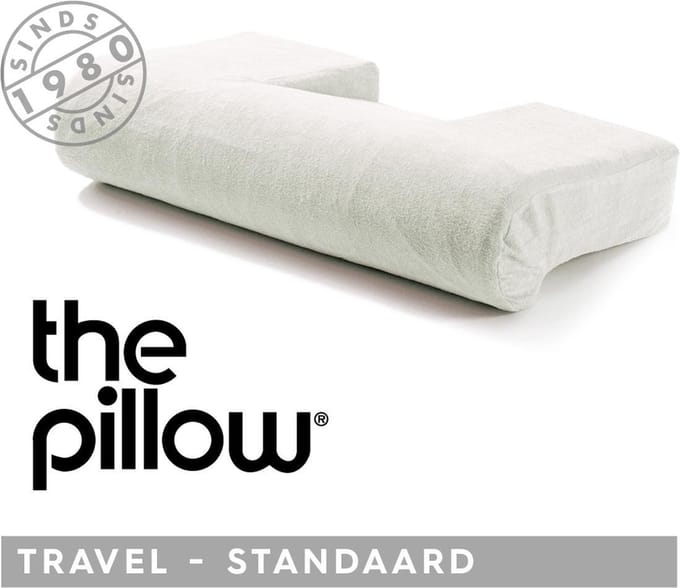 The Pillow Travel Standaard - Orthopedisch Hoofdkussen van Schuim