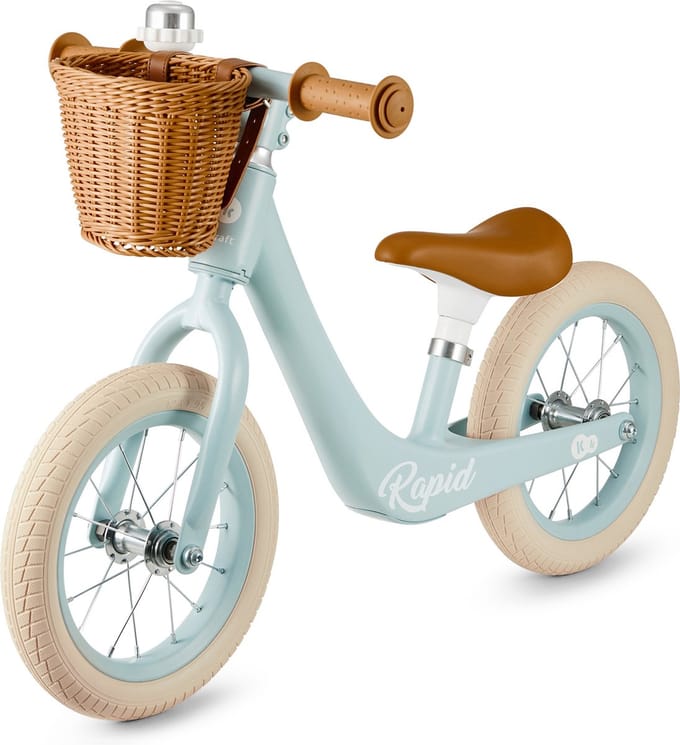 Kinderkraft RAPID 2 - Loopfiets - Verstelbaar Zadel - Lekvrije Wielen - Blauw