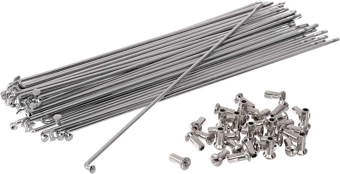 Set van 36 Universele Motorfiets Spaak & Nippel, Verchroomd, M3x210mm