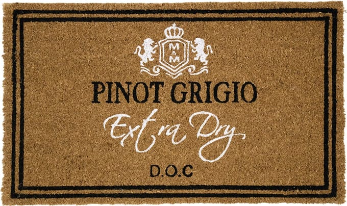 deurmat kokos wijn pinot grigio 75cm