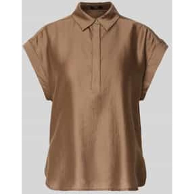 regular fit blouse van lyocellmix model 'Zamin'