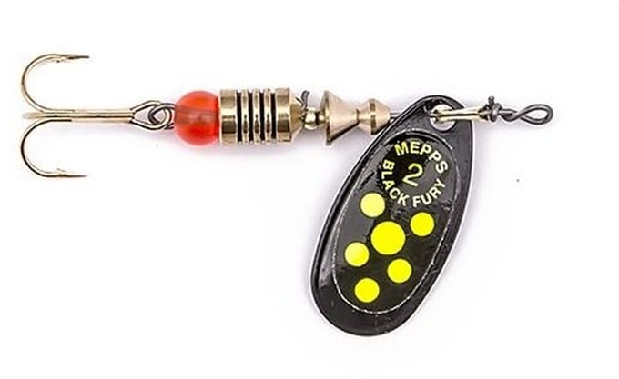 Mepps Black Fury black/ chartr - #2 - 4,5 gram - Fishing-bait.nl