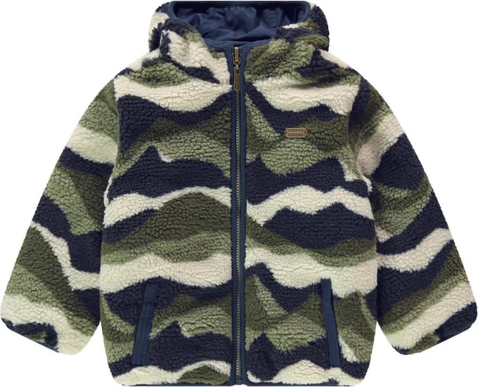 Stains & Stories boys winterjacket reversible Jongens Jas - Maat 92