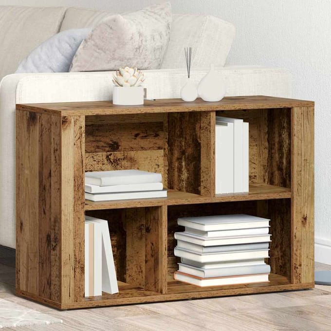 vidaXL Dressoir Oud Hout 80 x 30 x 53 cm Bewerkt hout