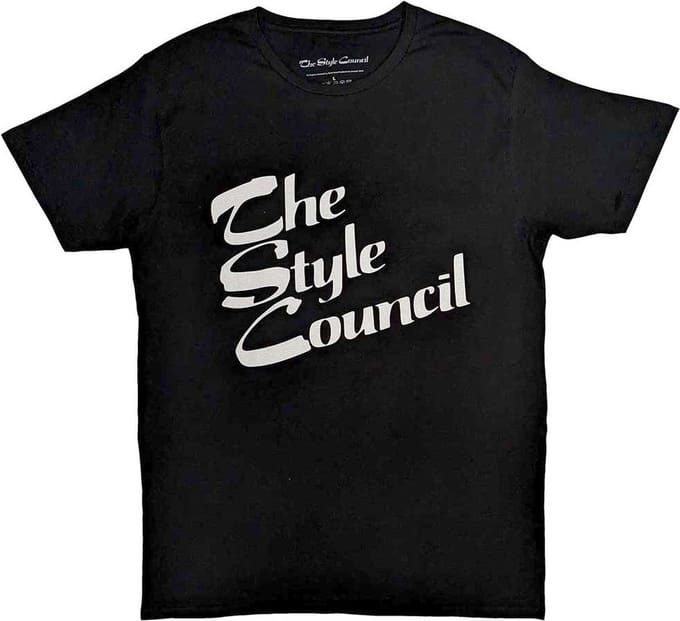 The Style Council - Stacked Logo Heren T-shirt - S - Zwart