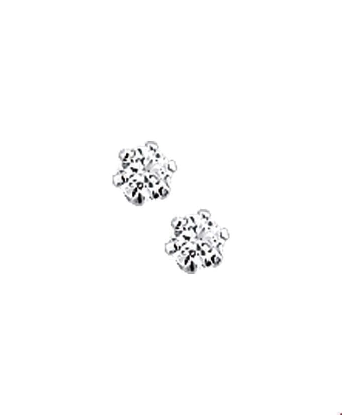 TFT Oorknoppen Zirkonia Zilver Glanzend 2,5 mm